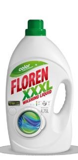 Floren XXXL mosószer folyékony 4,75 L 70 mosás Color